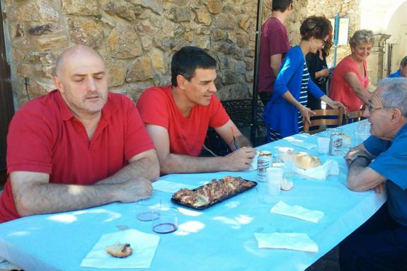 Pedro Sánchez se relaja en los Cameros