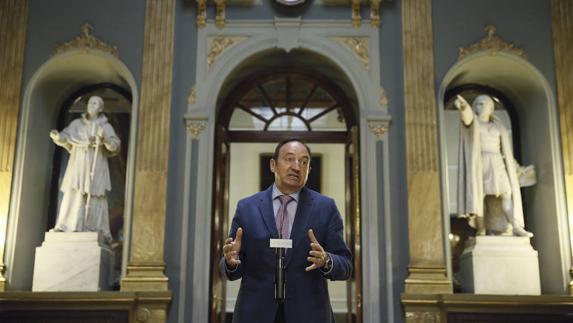 Comparecencia de Pedro Sanz en calidad de vicepresidente del Senado. 