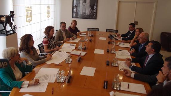 Reunión de técnicos del Consejo de Capitalidad. 