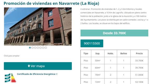 La Sareb vende tres promociones nuevas en La Rioja