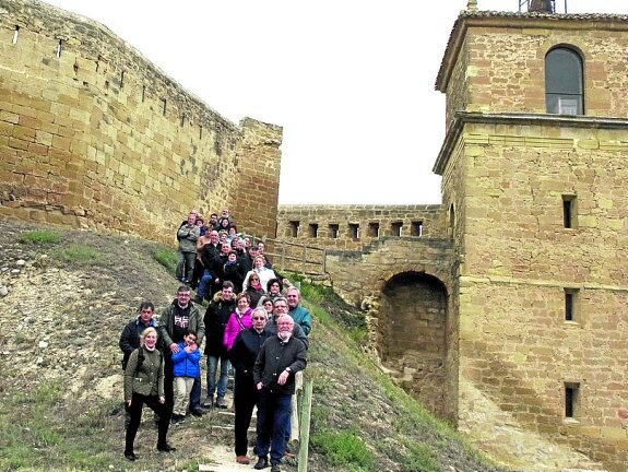 Visita a la muralla de San Vicente de la Sonsierra :: m. lópez