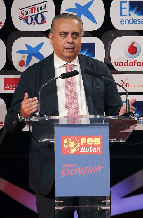 José Luis Sáez, expresidente de la Federación de Baloncesto. :: efe