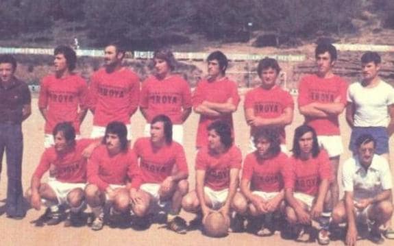 Futbolistas de Azofra en 1976