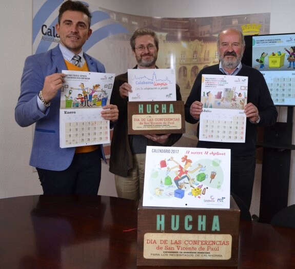 Óscar Eguizábal, Javier de Miguel y Manuel Asensio. :: 