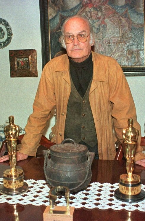 Gil Parrondo y sus dos películas oscarizadas, 'Patton y 'Nicolás y Alejandra'. 