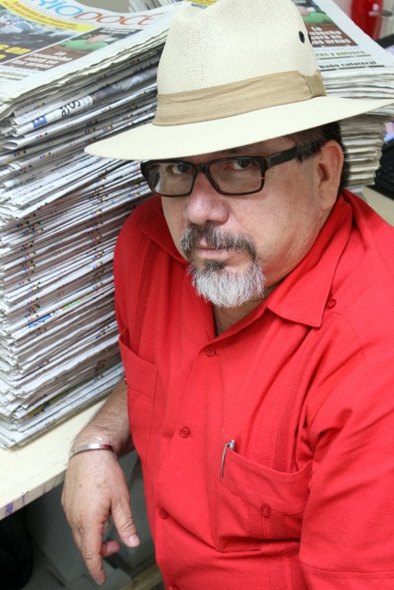 El escritor mexicano Javier Valdez. :: r. c.