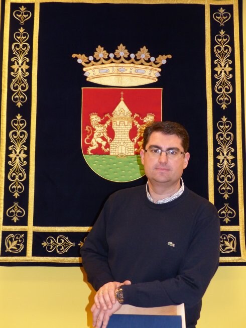 Sergio Martínez Astola, alcalde de Torrecilla en Cameros. :: p.h.