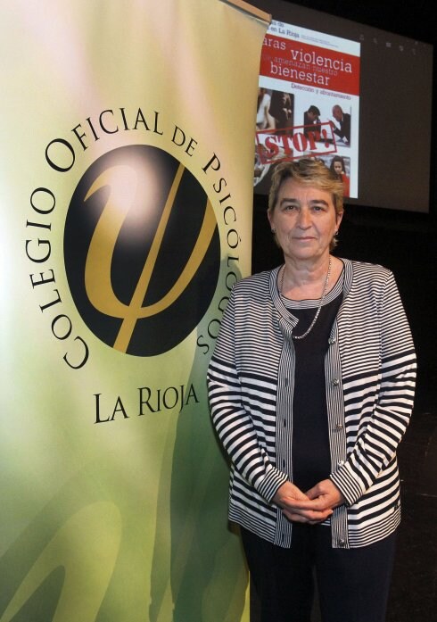 La psicóloga Maite Garaigordobil, ayer, en Logroño.
