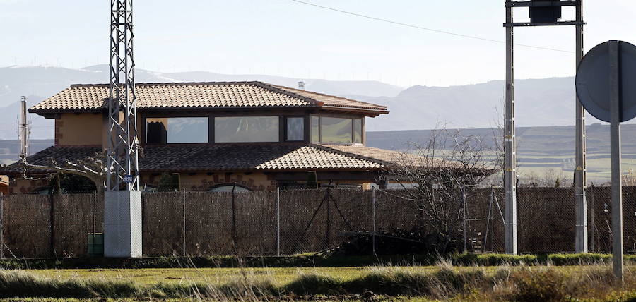 Chalet del expresidente de la Comunidad riojana. 