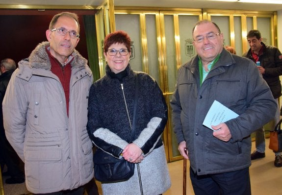 Daniel Rodríguez, María Pilar Cuartero y Javier Larrea. 