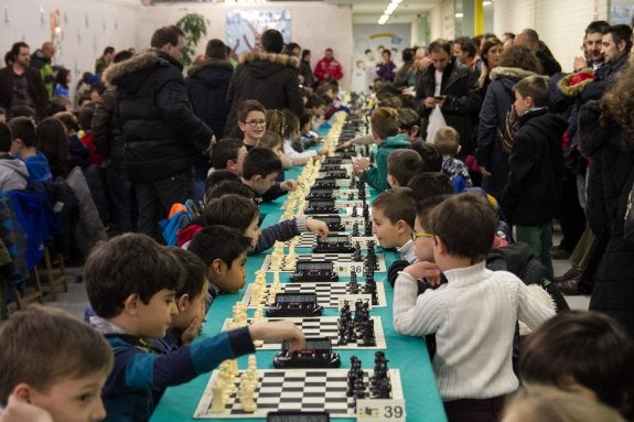 Salón preparado para el inicio de la competición. :: F. díaz