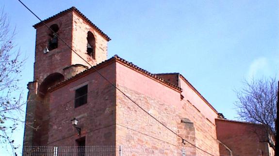 Vista de la iglesia de Hormilla. 