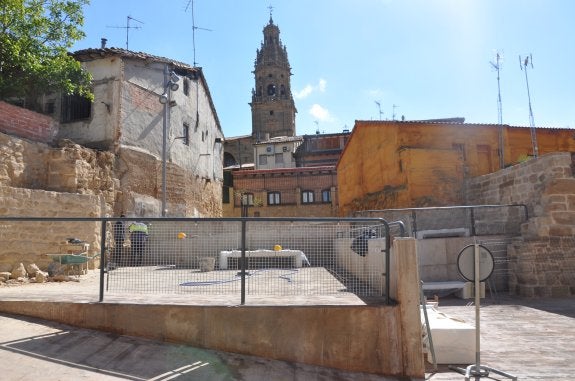 Nueva plaza en el casco antiguo de Haro cuyo nombre en el callejero se decidirá por votación popular. :: 