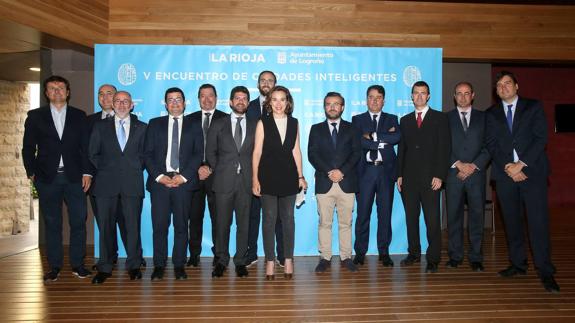 Participantes en la jornada Ciudades Inteligentes 