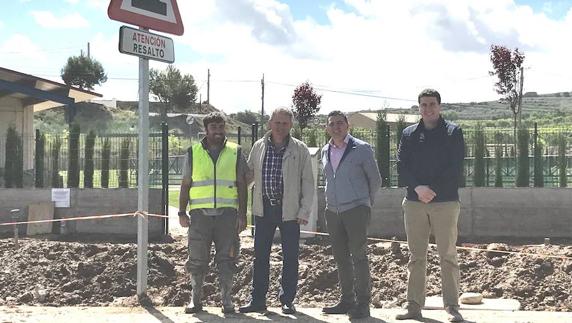 Visita institucional a las obras de construcción de las piscinas de El Redal. 