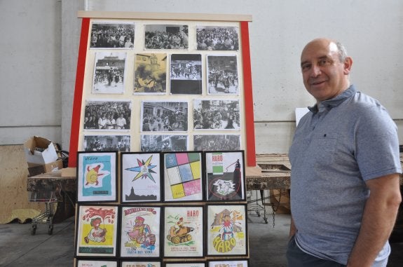 Merino muestra imágenes de fiestas a partir de hoy en CajaRioja. :: 