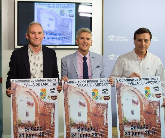 Juan Antonio Elguea, Eduardo Rodríguez y Fernando Elguea. 