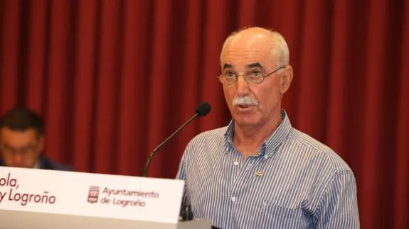 Paco Marín, durante su discurso