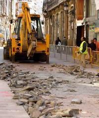 La renovación del pavimento de Portales se extenderá a la plaza y la calle de San Agustín y a las aceras de Once de Junio