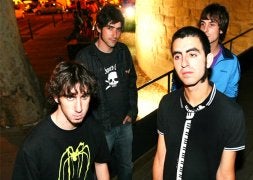 Actual cuarteto que forma el grupo Funny Roman Numbers.