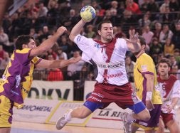 Velasco, durante el Naturhouse-Valladolid de la primera vuelta. /FERNANDO DÍAZ