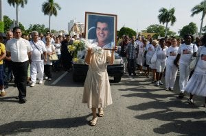 La Iglesia católica despide a Payá