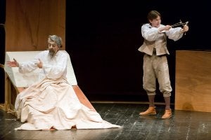 Una de las escenas de la obra de teatro infantil. ::
L.R.