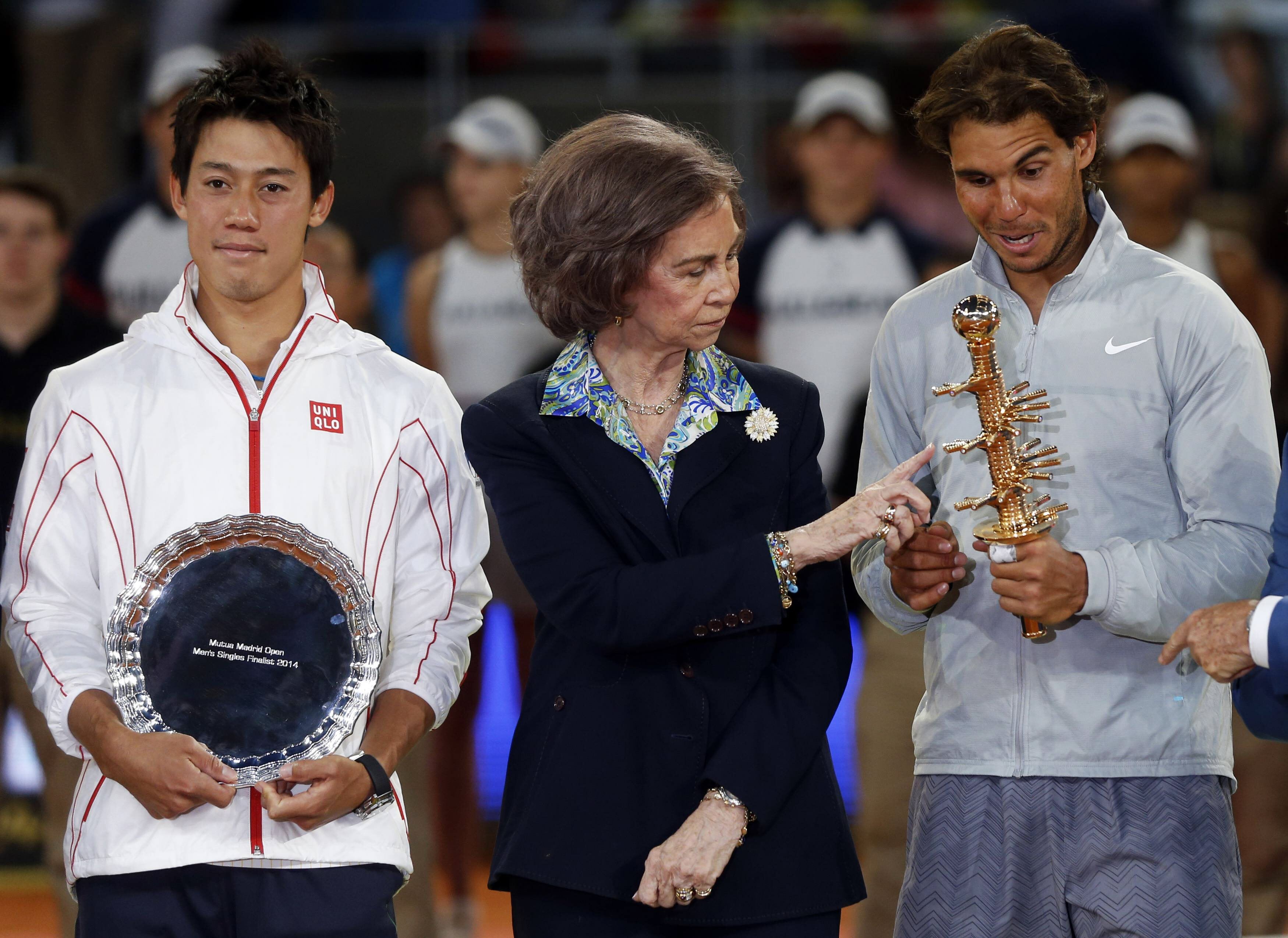 Nadal - Nishikori, en imágenes