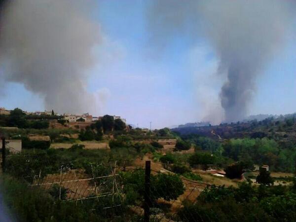 Incendio en Chelva