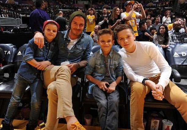 Los hijos de David y Victoria Beckham, un clon de sus padres