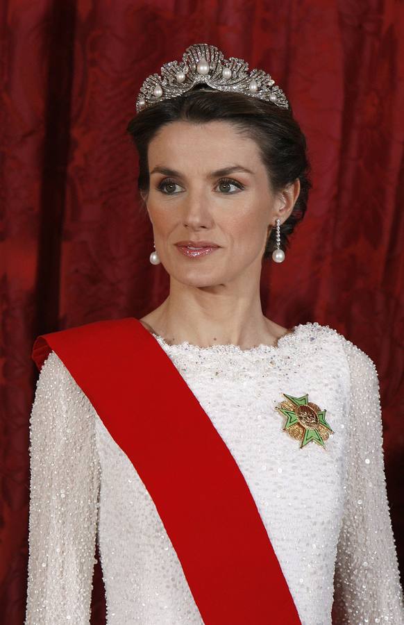 Hoy se cumplen diez años de la boda entre los Príncipes de Asturias. En la imagen, Doña Letizia en 2007.