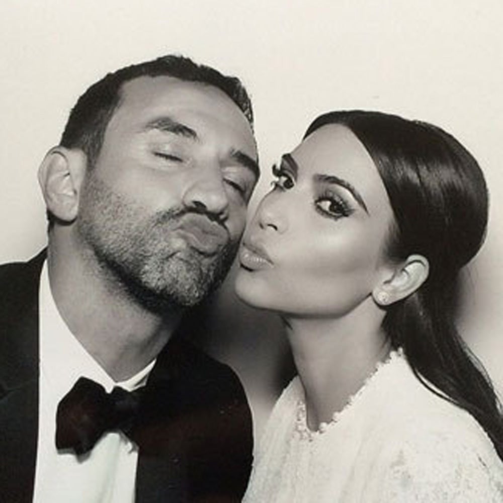 Se filtran fotos de la boda de Kim Kardashian y Kanye West