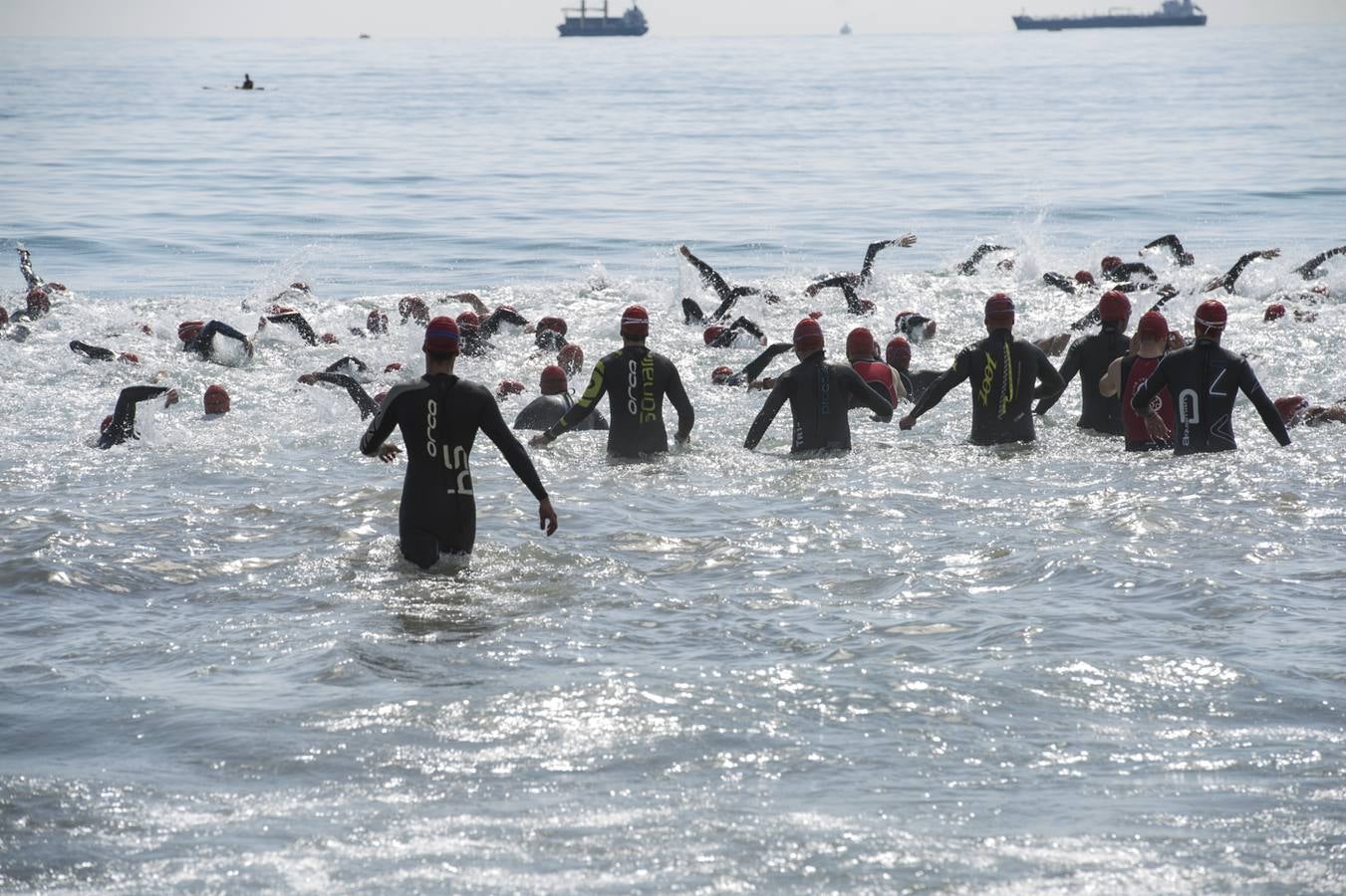 El Triatlón Playa de Pinedo 2014