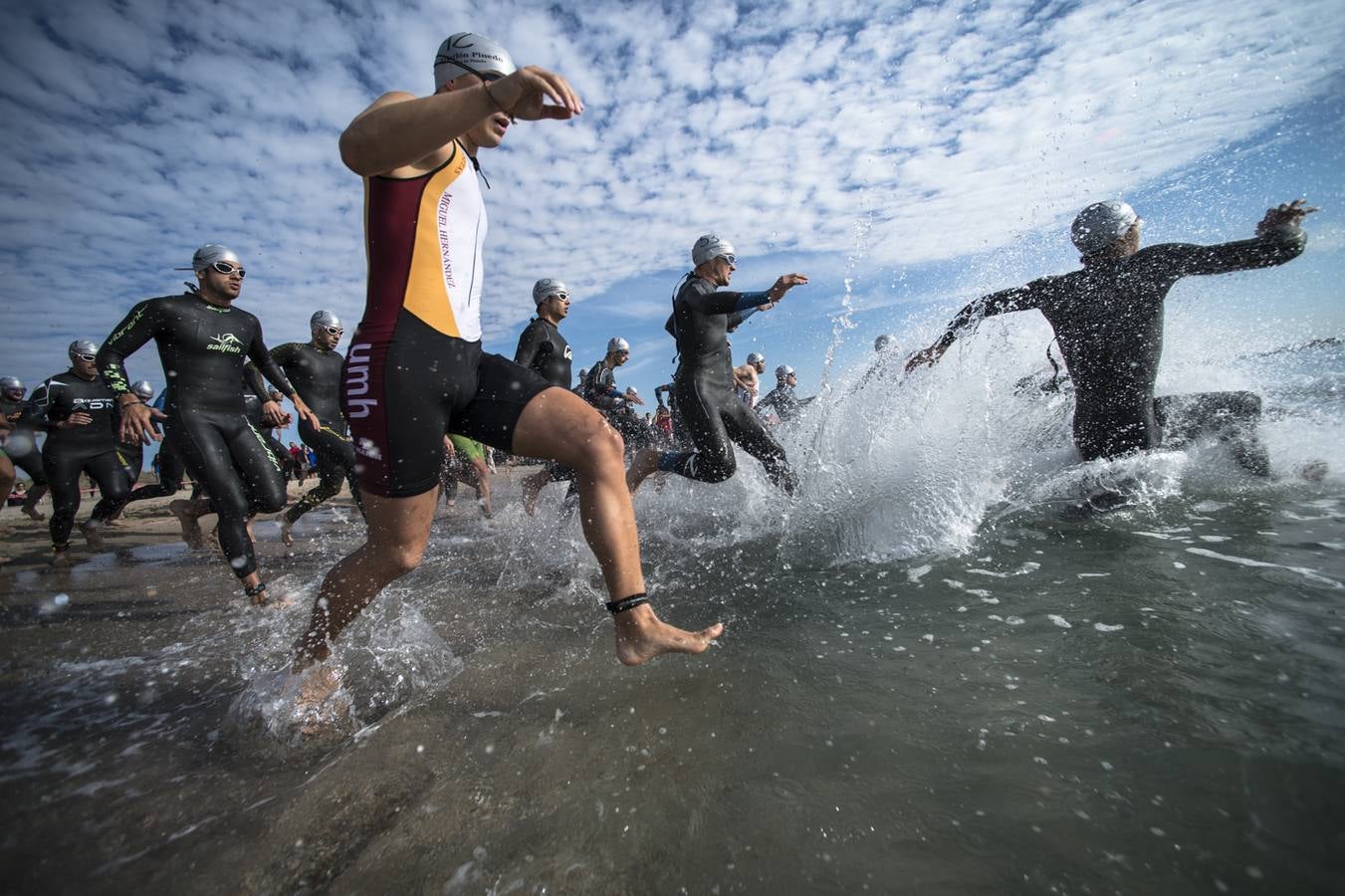 El Triatlón Playa de Pinedo 2014