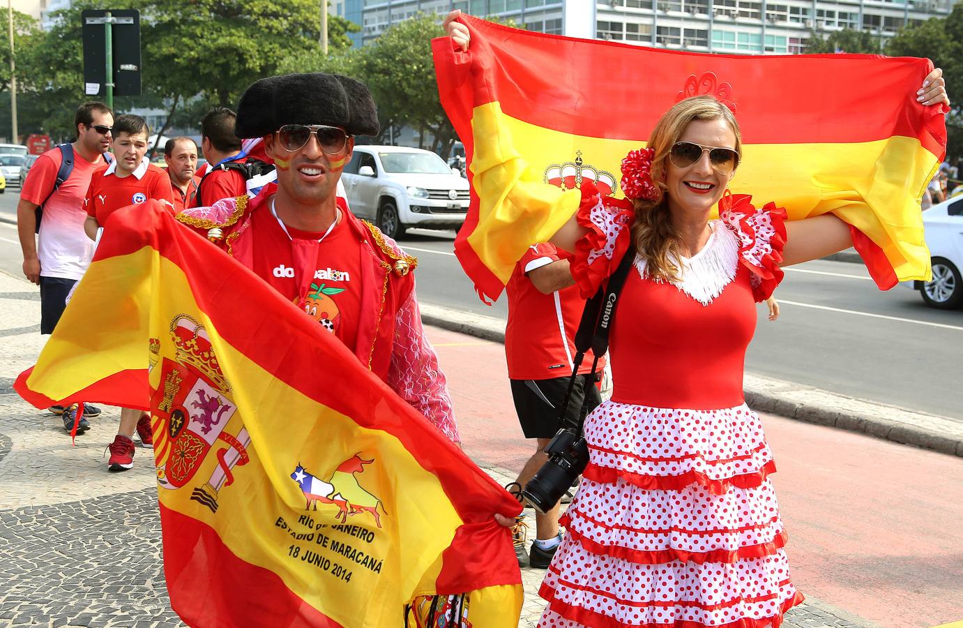 Las aficiones ponen el color al Mundial