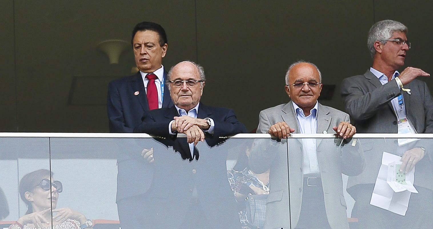 Blatter, presidente de la FIFA, vio el partido.