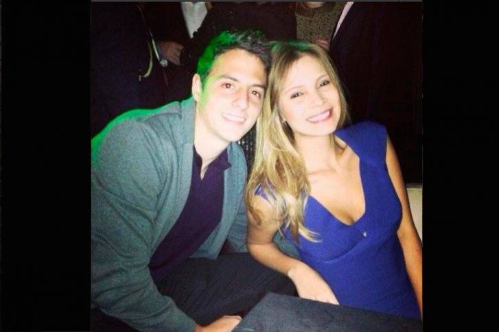 Santiago Arias y su esposa, Karin Jiménez.