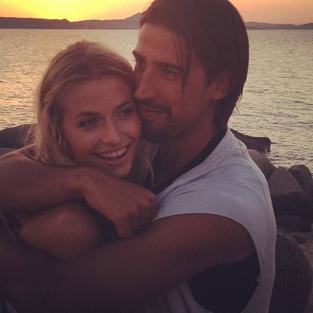 Sami Khedira y su esposa, Lena Gercke.