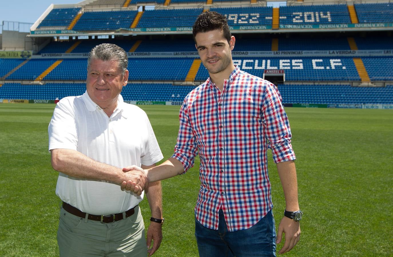 Presentación de Aitor Nuñez en el Hércules CF