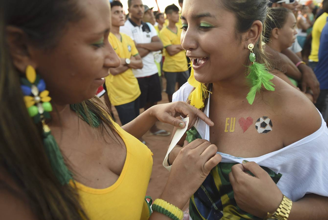 La afición argentina supera a las brasileras en la Copa del Mundo 2014