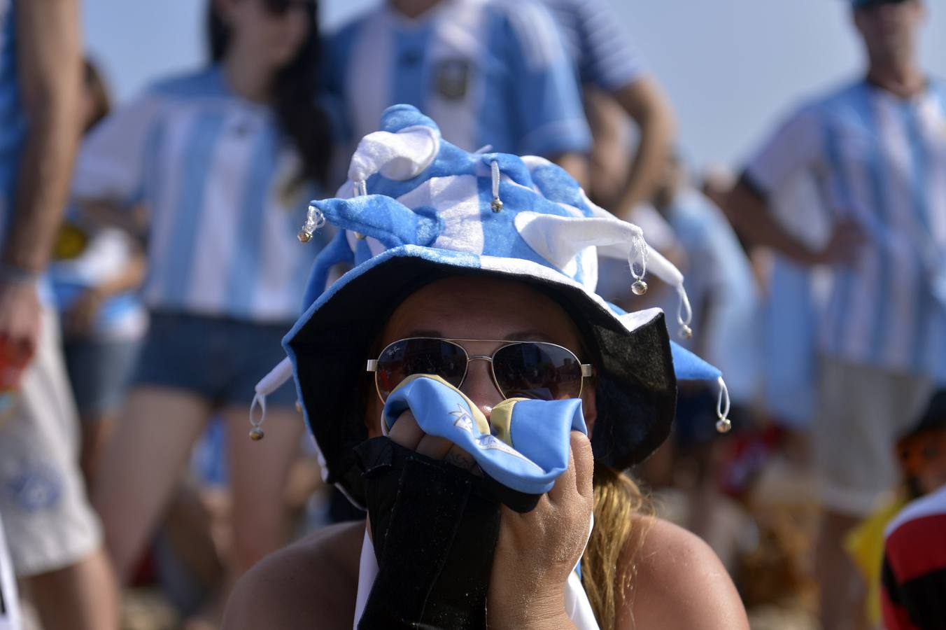 La afición argentina supera a las brasileras en la Copa del Mundo 2014