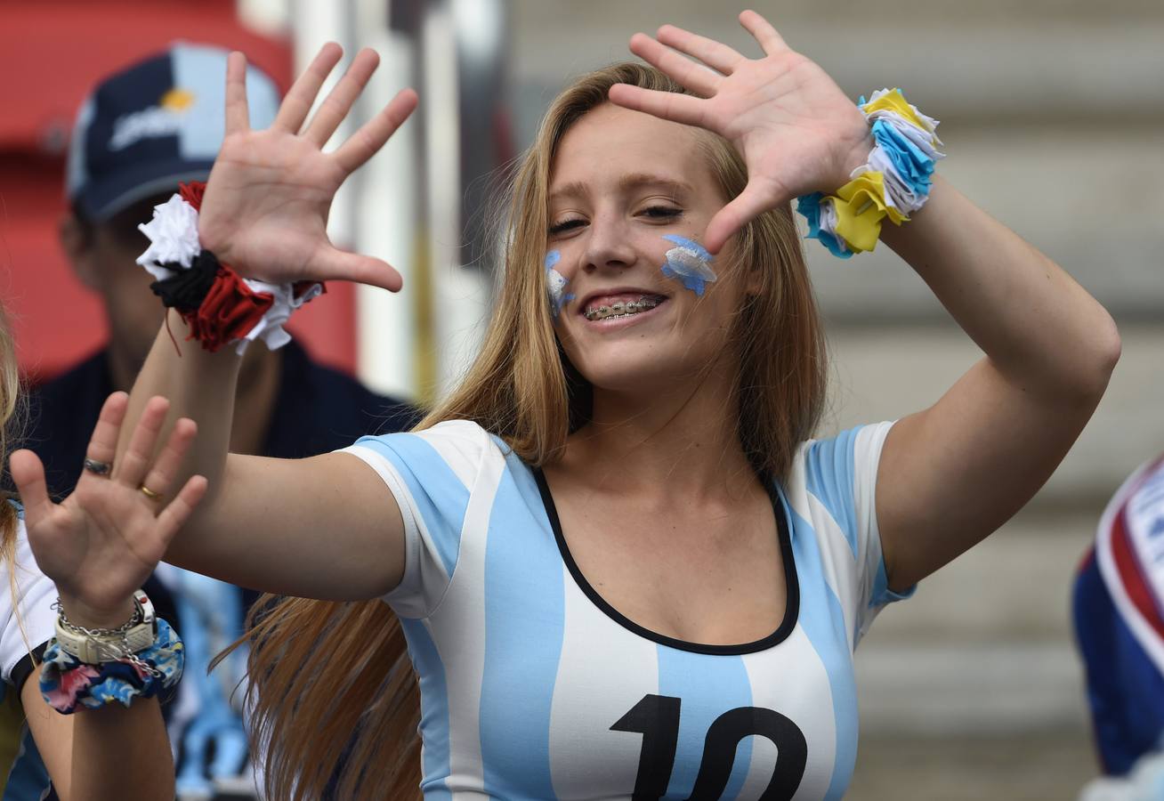 La afición argentina supera a las brasileras en la Copa del Mundo 2014