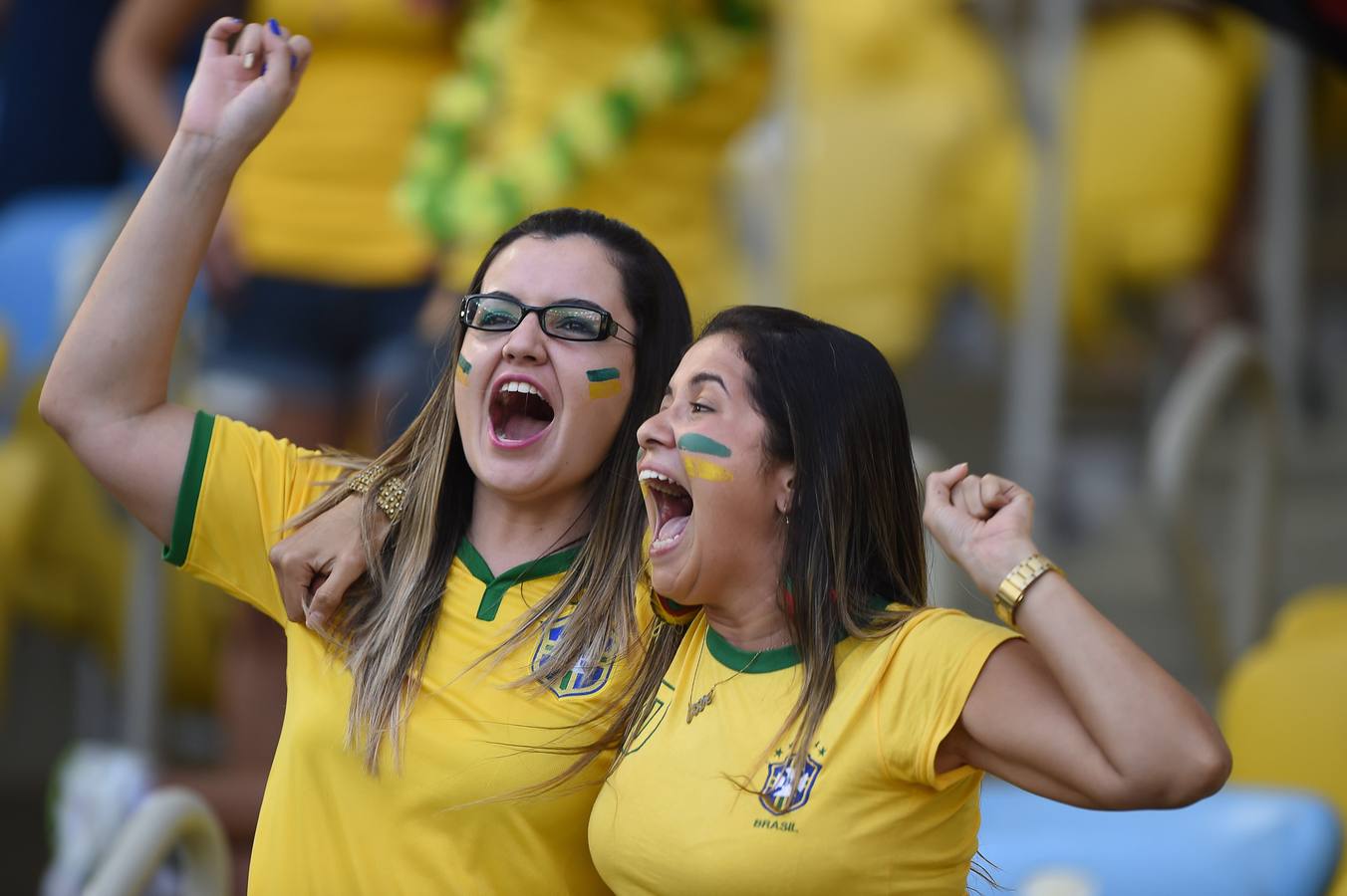 La afición argentina supera a las brasileras en la Copa del Mundo 2014