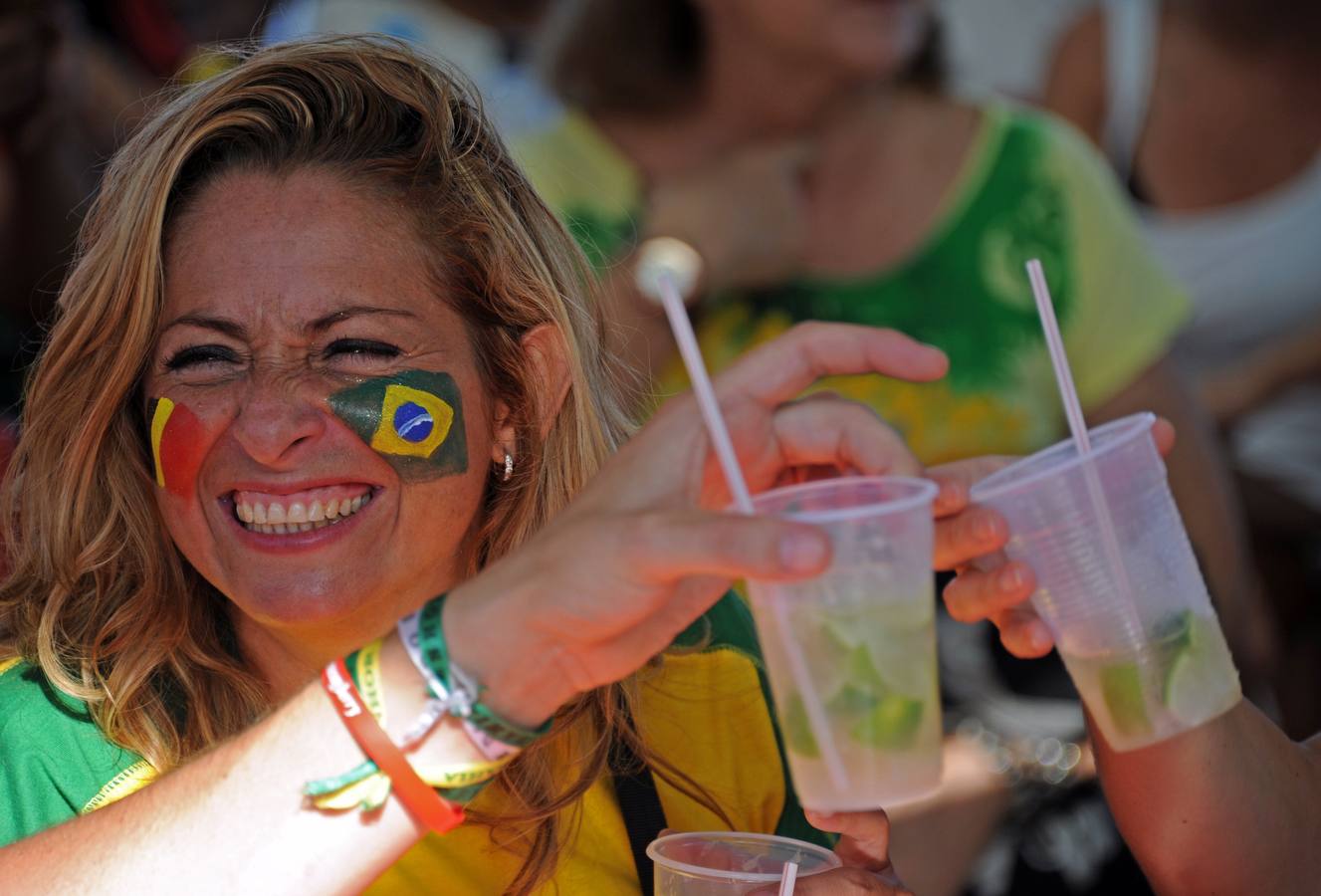 La afición argentina supera a las brasileras en la Copa del Mundo 2014