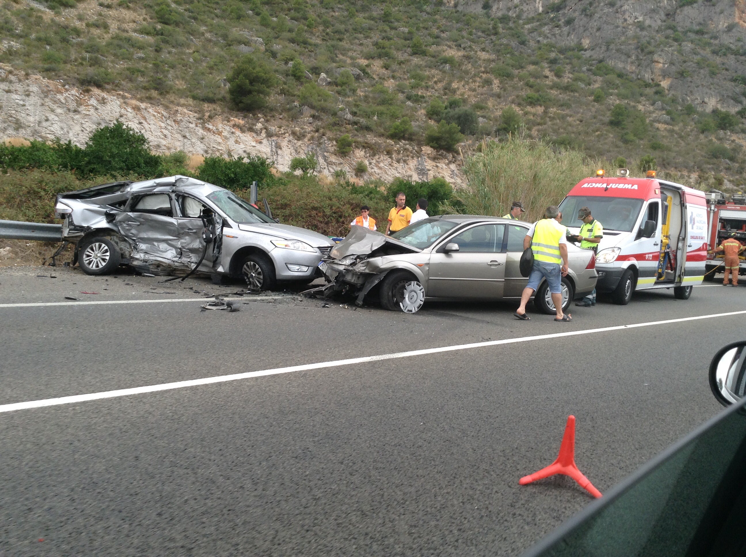 Accidente de tráfico en Xeraco