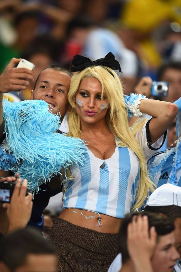 Copa del Mundo 2014: Las aficionadas de Argentina y Holanda