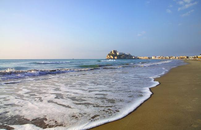 Playa Norte de Peñíscola (Castellón). 