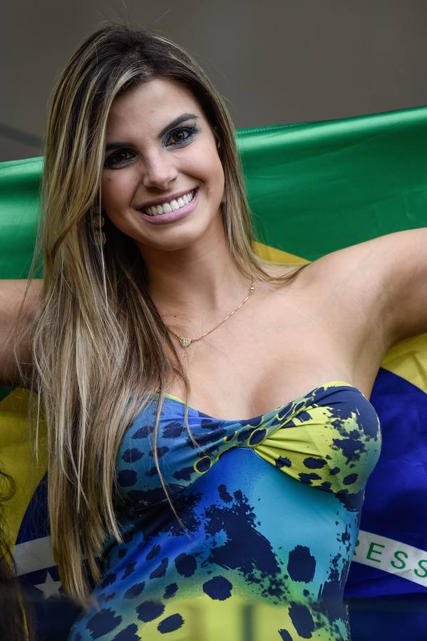 Las aficionadas más atractivas del Mundial de Brasil 2014