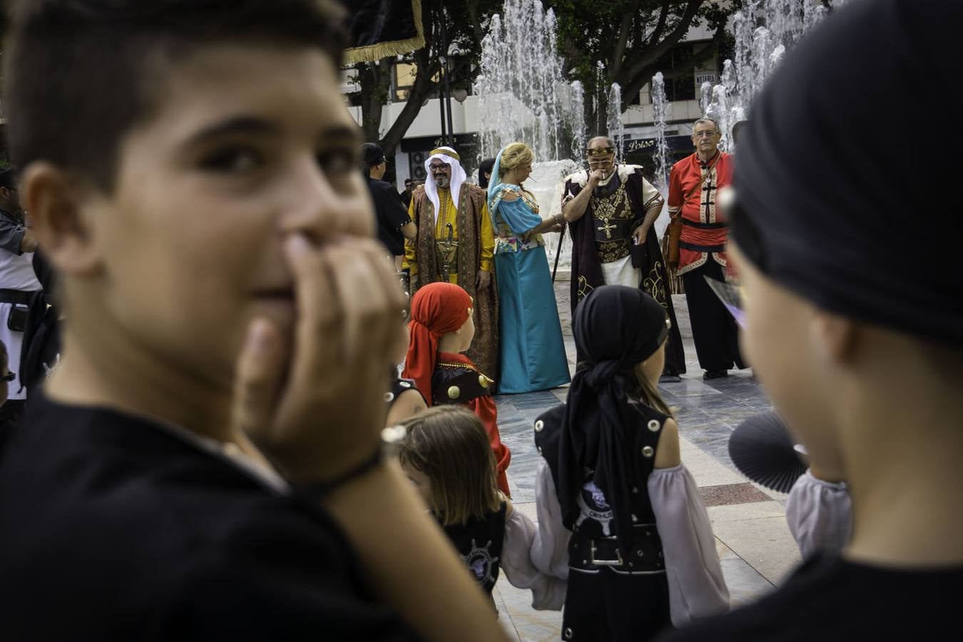 Ofrenda floral de los Moros y Cristianos de Orihuela