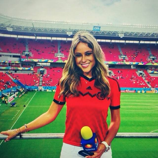 La periodista deportivo mexicana Vanessa Huppenkothen.